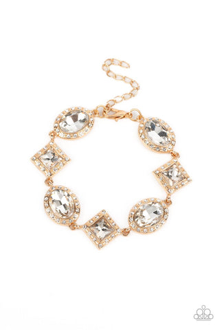 Decade of Dazzle - Gold - Paparazzi Accessories
