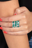 Six-Figure Flex - Green - Paparazzi Accessories