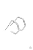 Haute Hexagons - Silver - Paparazzi Accessories