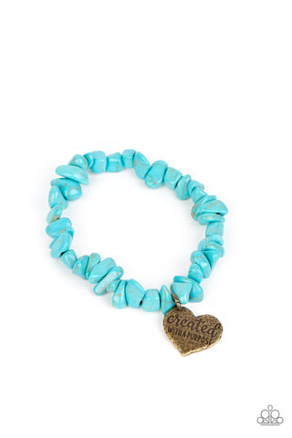 Stony-Hearted - Brass - Paparazzi Accessories