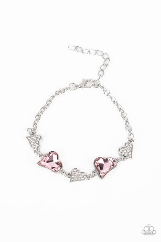 Cluelessly Crushing - Pink - Paparazzi Accessories