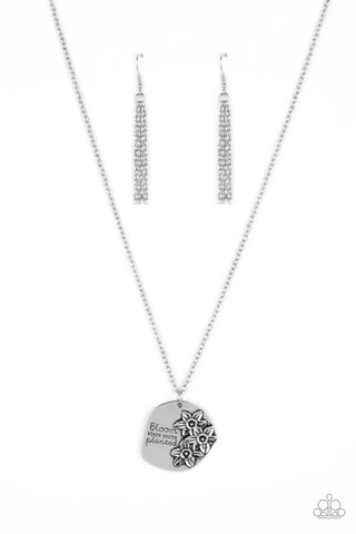 Planted Possibilities - Silver - Paparazzi Accessories