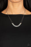 Shimmering High Society - Silver - Paparazzi Accessories