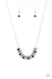 Shimmering High Society - Black - Paparazzi Accessories