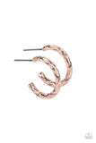Triumphantly Textured - Rose Gold - Paparazzi Accessories