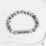 Just Pray - Silver - Paparazzi Accessories