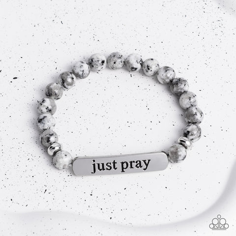 Just Pray - Silver - Paparazzi Accessories