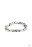 Just Pray - Silver - Paparazzi Accessories