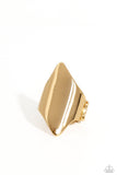Pointed Palm Desert - Gold - Paparazzi Accessories