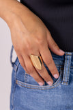 Pointed Palm Desert - Gold - Paparazzi Accessories