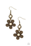 Free-Spirited Flourish - Brass - Paparazzi Accessories