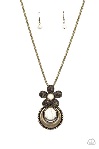 Bohemian Blossom - Brass - Paparazzi Accessories