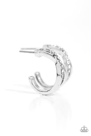 Horoscopic Helixes - White - Paparazzi Accessories