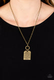 Persevering Philippians - Brass - Paparazzi Accessories