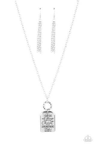 Persevering Philippians - Silver - Paparazzi Accessories