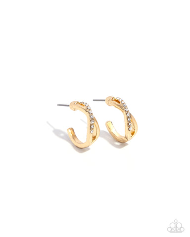 Horoscopic Helixes - Gold - Paparazzi Accessories