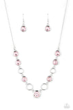 Elegantly Elite - Pink - Paparazzi Accessories