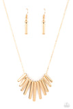 Leading MANE - Gold - Paparazzi Accessories