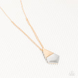 Posh Pyramid - Gold - Paparazzi Accessories