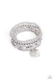 Surfer Style - Silver - Paparazzi Accessories