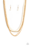 Boardwalk Babe - Gold - Paparazzi Accessories