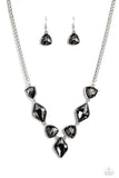 Glittering Geometrics - Silver - Paparazzi Accessories