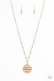 Serving the Lord - Gold - Paparazzi Accessories