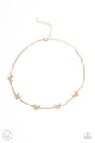 Fluttering Fanatic - Gold - Paparazzi Accessories