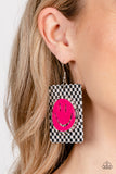 Cheeky Checkerboard - Pink - Paparazzi Accessories