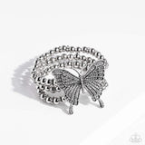 First WINGS First - White - Paparazzi Accessories