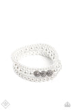 Showy Soprano - White - Paparazzi Accessories