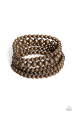 Sonoran Stripes - Brass - Paparazzi Accessories