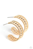 Dotted Darling - Gold - Paparazzi Accessories
