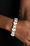 Teasing Torrent - White - Paparazzi Accessories