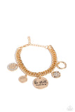 GLITTER and Grace - Gold - Paparazzi Accessories