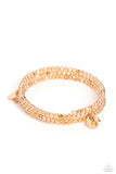 Illusive Infinity - Gold - Paparazzi Accessories