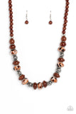 Warped Whimsicality - Brown - Paparazzi Accessories