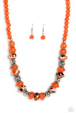 Warped Whimsicality - Orange - Paparazzi Accessories