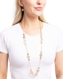 Elongated Elegance - Gold - Paparazzi Accessories