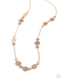 Elongated Elegance - Gold - Paparazzi Accessories