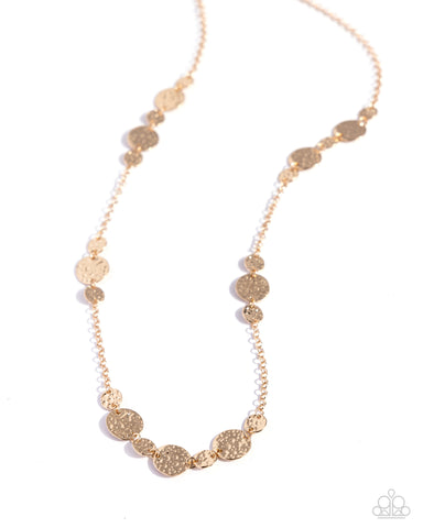 Elongated Elegance - Gold - Paparazzi Accessories