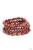 Gossip PEARL - Brown - Paparazzi Accessories