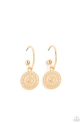 Mandala Maiden - Gold - Paparazzi Accessories