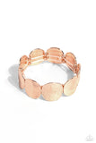 Rippling Record - Rose Gold - Paparazzi Accessories
