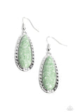TEARDROP-Dead Dynasty - Green - Paparazzi Accessories