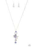 Starry Statutes - Blue - Paparazzi Accessories