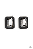 Edgy Emeralds - Black - Paparazzi Accessories