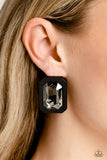 Edgy Emeralds - Black - Paparazzi Accessories