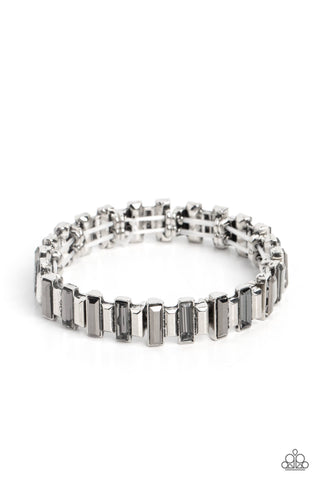 BURSTING the Midnight Oil - Silver - Paparazzi Accessories