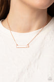 Devoted Darling - Copper - Paparazzi Accessories
